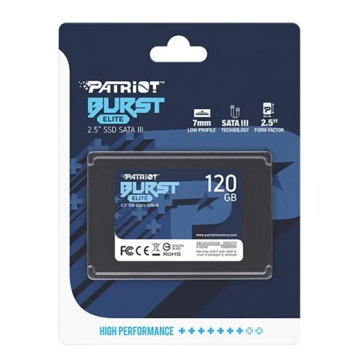 Patriot SSD drive 120GB Burst Elite 450/320MB/s SATA III 2.5 - Image 3