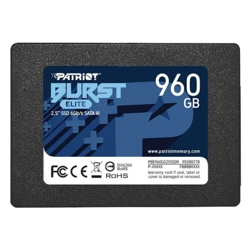 Patriot SSD 960GB Burst Elite 450/320MB/s SATA III 2. - Image 2