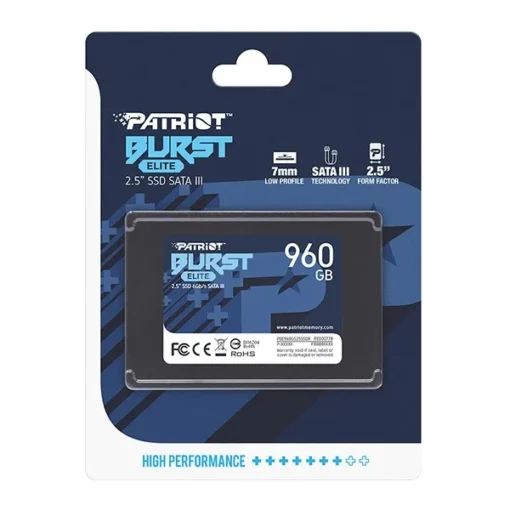 Patriot SSD 960GB Burst Elite 450/320MB/s SATA III 2. - Image 4