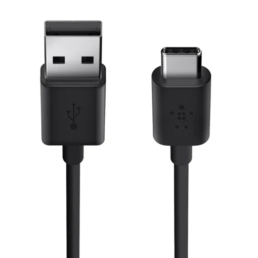 Belkin USB-A to USB-C Cable 3m Black - Image 3