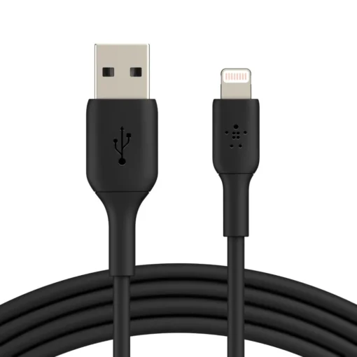 Belkin Belkin PVC USB-A to ligh tning 3m Black