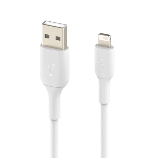 Belkin Belkin PVC USB-A to Ligh tning 1m White - Image 2