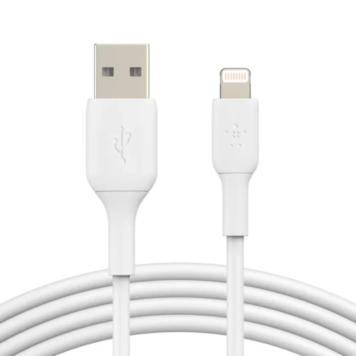 Belkin Belkin PVC USB-A to Ligh tning 1m White