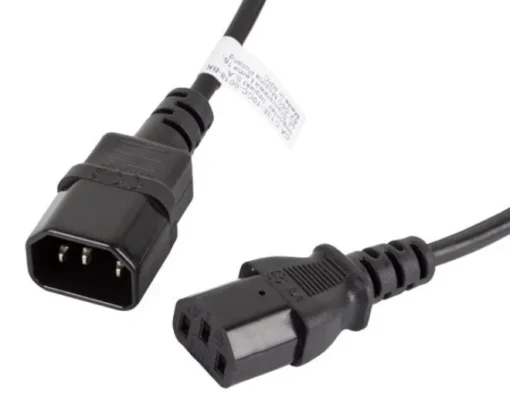 Lanberg Extension power cable IEC 320 C13 - C14 1.8M black