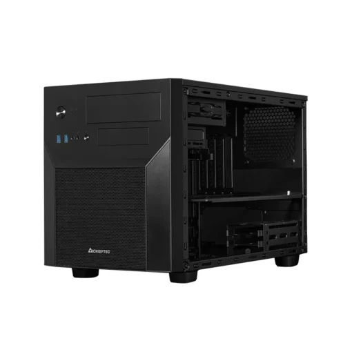 Chieftec CI-02B-OP mATX Cube Mesh Series Black - Image 4