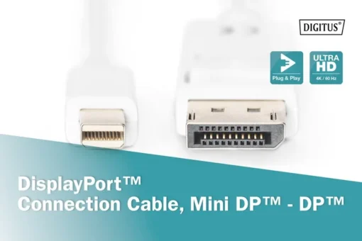 Digitus Cable Mini DisplayPort 1.1a Mini DP-DP M / M 1.0m - Image 5