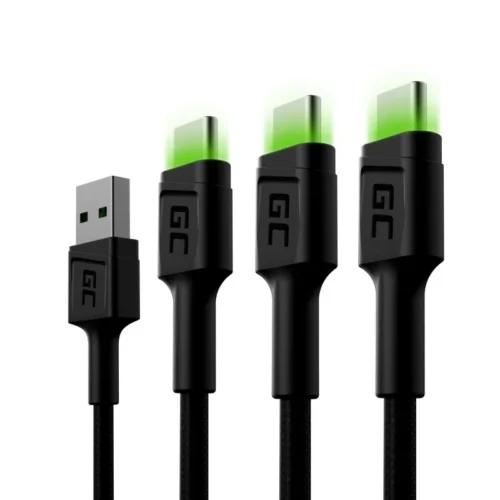 Green Cell 3x кабел GC Ray USB-C