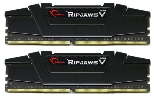 G.SKILL памет за компютър DDR4 16GB (2x8GB) RipjawsV 4600MHz CL19 XMP2 black