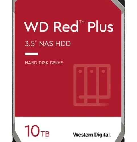 Western Digital Red Plus 10TB 35 CMR 256MB/7200RPM Class