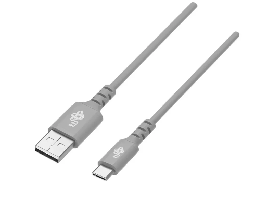 TB USB C кабел 1m сив