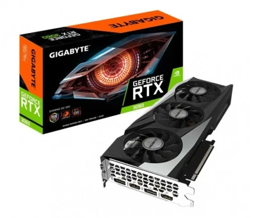 Gigabyte видео карта GeForce RTX 3060 Gaming OC 2.0 12GB GDDR6 192bit LHR 2DP/2HDMI