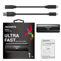 Adata външен SSD SE760 1TB USB3.2-A/C Black