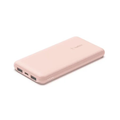 Belkin PowerBank 10 000mAh USB A & C 15W rose gold - Image 2