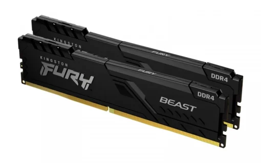 Kingston памет DDR4 Fury Beast 32GB(2*16GB)/3200 CL16 1Gx8