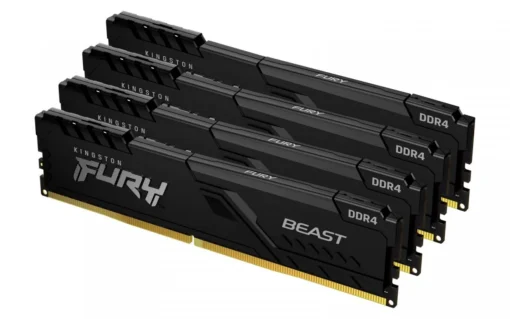 Kingston Memoey DDR4 Fury Beast 128GB(4*32GB)/3200 CL16