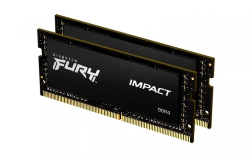 Kingston памет DDR4 Fury Impact SODIMM 16GB(2*8GB)/3200 CL20