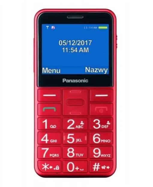 Panasonic Senior mobile phone KX-TU155 red - Image 2