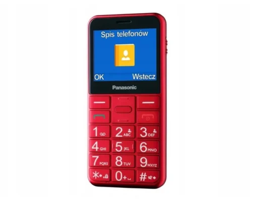 Panasonic Senior mobile phone KX-TU155 red - Image 4