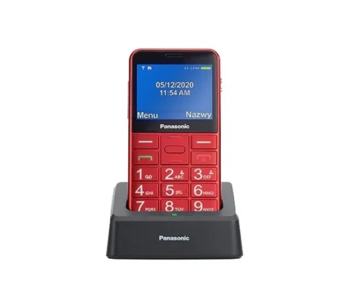 Panasonic Senior mobile phone KX-TU155 red