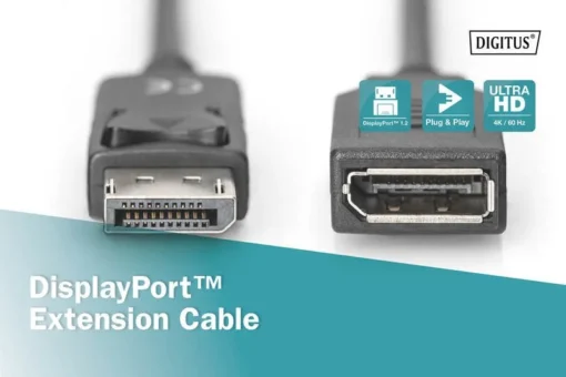 Digitus DisplayPort1.2 Cable 2m DP/DP M/F - Image 5