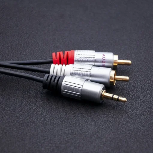 Qoltec Cable 2xRCA Mini Jack 3.5mm - Image 2