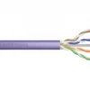 Digitus Tele-information installation cable U / UTP category 6 wire copper PVC 305m violet