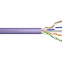 Digitus Tele-information installation cable U / UTP category 6 wire copper PVC 305m violet