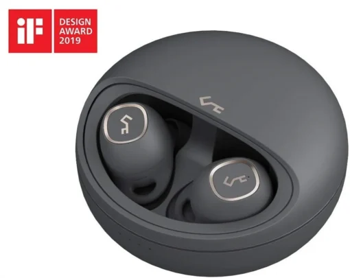 AUKEY EP-T10 Dark Grey Premium True Wireless Bluetooth Earbuds | IPX5 | A2DP | AVRCP | HFP | HSP | SBC | AAC | 88dB | 16Ohm