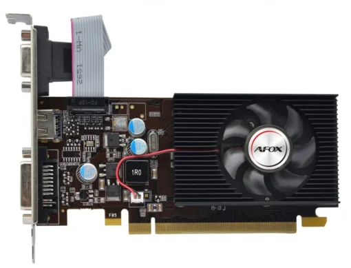 AFOX видео карта Geforce GT210 1GB DDR2 64Bit DVI HDMI VGA LP Fan V7