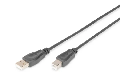 Digitus Connection Cable USB 2.0 HighSpeed Type USB A/USB B M/M black 18m