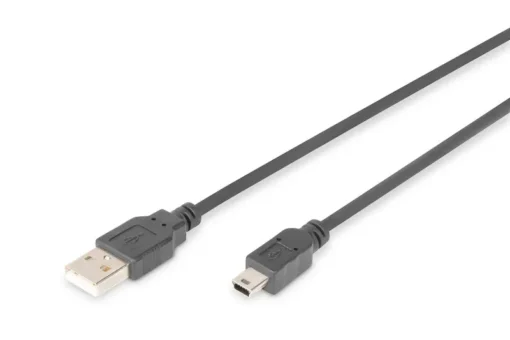 Digitus USB2.0 Cable 1m USB A/miniUSB B (5p) M/M