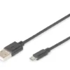 Digitus Connection Cable USB 2.0 High Speed Type USB A /micro USB B M/M black 1m