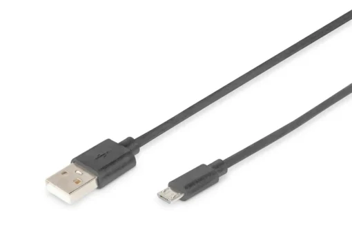 Digitus Connection Cable USB 2.0 High Speed Type USB A /micro USB B M/M black 1m