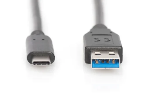 Digitus Connection cable USB 3.0 SuperSpeed USB Type A / C USB M / M black 1m - Image 4