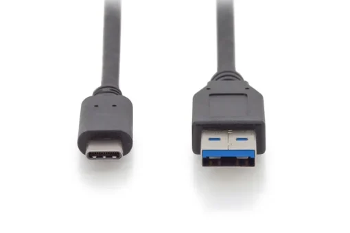 Digitus Connection Cable USB 3.1 Gen.2 SuperSpeed + 10Gbps USB Type C / USB A M / M, Power Delivery black 1m - Image 4