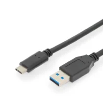 Digitus Connection Cable USB 3.1 Gen.2 SuperSpeed + 10Gbps USB Type C / USB A M / M Power Delivery black