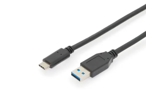 Digitus Connection Cable USB 3.1 Gen.2 SuperSpeed + 10Gbps USB Type C / USB A M / M Power Delivery black