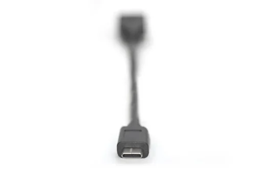 Digitus Cable adapter USB 3.0 SuperSpeed OTG Typ USB C/USB A M/F Black 0,15m - Image 3