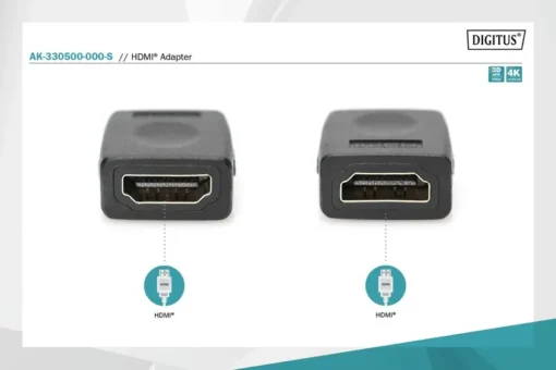 Digitus HDMI 1.4 Adapter HDMI A/HDMI A F/F - Image 5