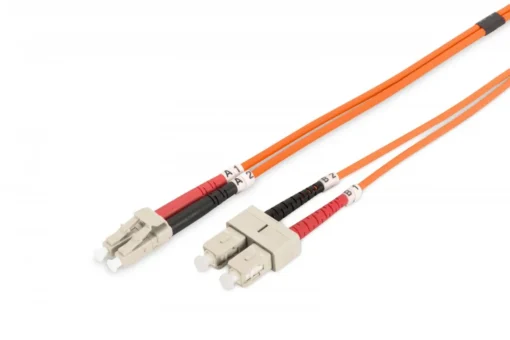 Digitus Fiber optic patch cord L C to SC MM 50/125 dpx 3