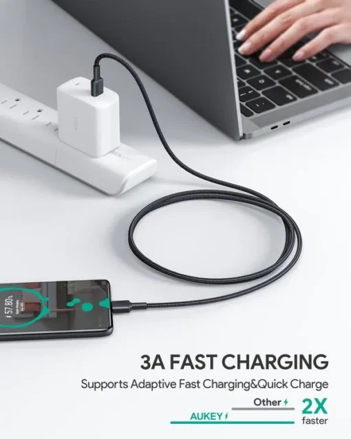 AUKEY AUKEY CB-CC1 OEM ultraf ast nylon Quick Charge - Image 2