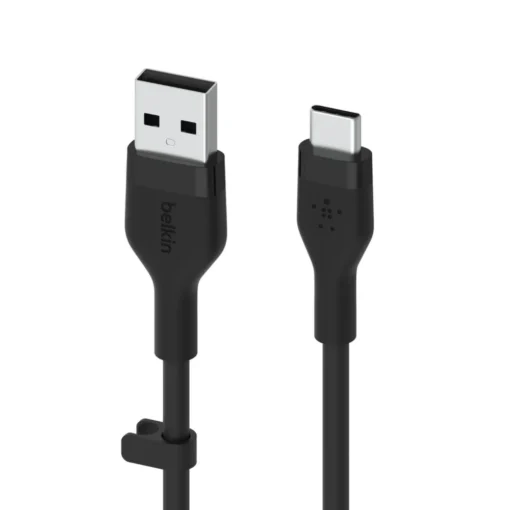 Belkin Cable BoostCharge USB-A/USB-C silicone 1m, black - Image 2