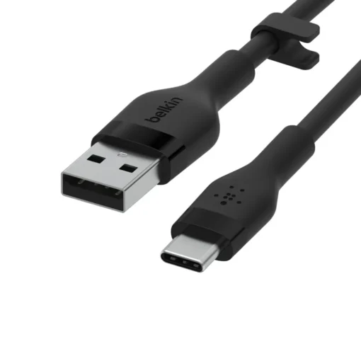 Belkin Cable BoostCharge USB-A/USB-C silicone 1m, black - Image 4