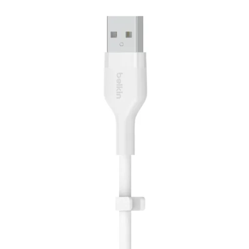 Belkin Cable BoostCharge USB-A/USB-C silicone 1m, white - Image 5