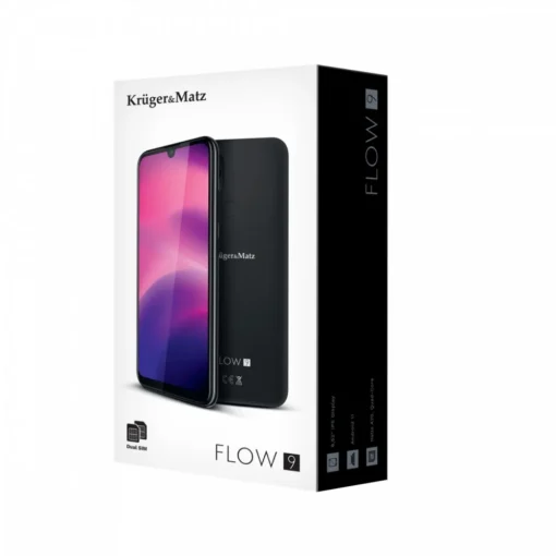 Kruger & Matz  Kruger & Matz Smartphone FLOW 9 Black - Image 2