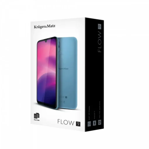 Kruger & Matz  Kruger & Matz Smartphone FLOW 9 Light Blue - Image 2