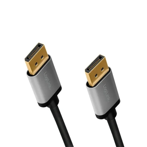 LogiLink DisplayPort cable, 4K/60 Hz,DP/M do DP/M,alu, 2m - Image 2