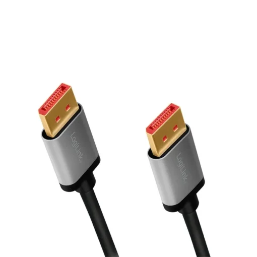 LogiLink DisplayPort cable 8K/60 Hz,DP/M do DP/M,alu. 1m - Image 2