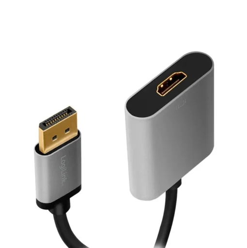 LogiLink Displayport to HDMI adap ter, 4K 60hz, alu, 0.15 - Image 2