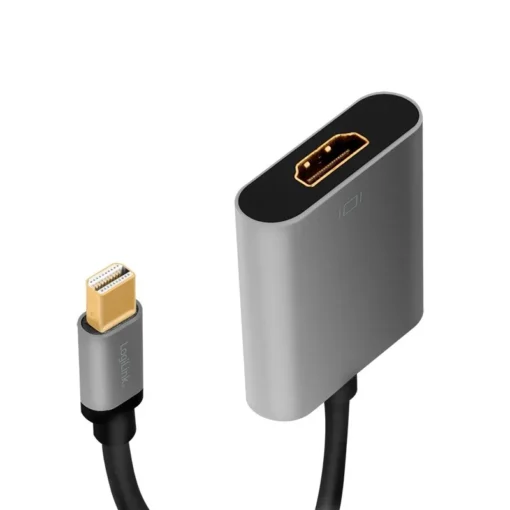 LogiLink Mini DisplayPort to HDMI adapter, 4K, alu, 0.15m - Image 2